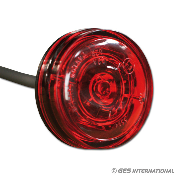 Fanale di Ingombro Tondo Rosso a LED Diametro 38mm - Clicca l'immagine per chiudere